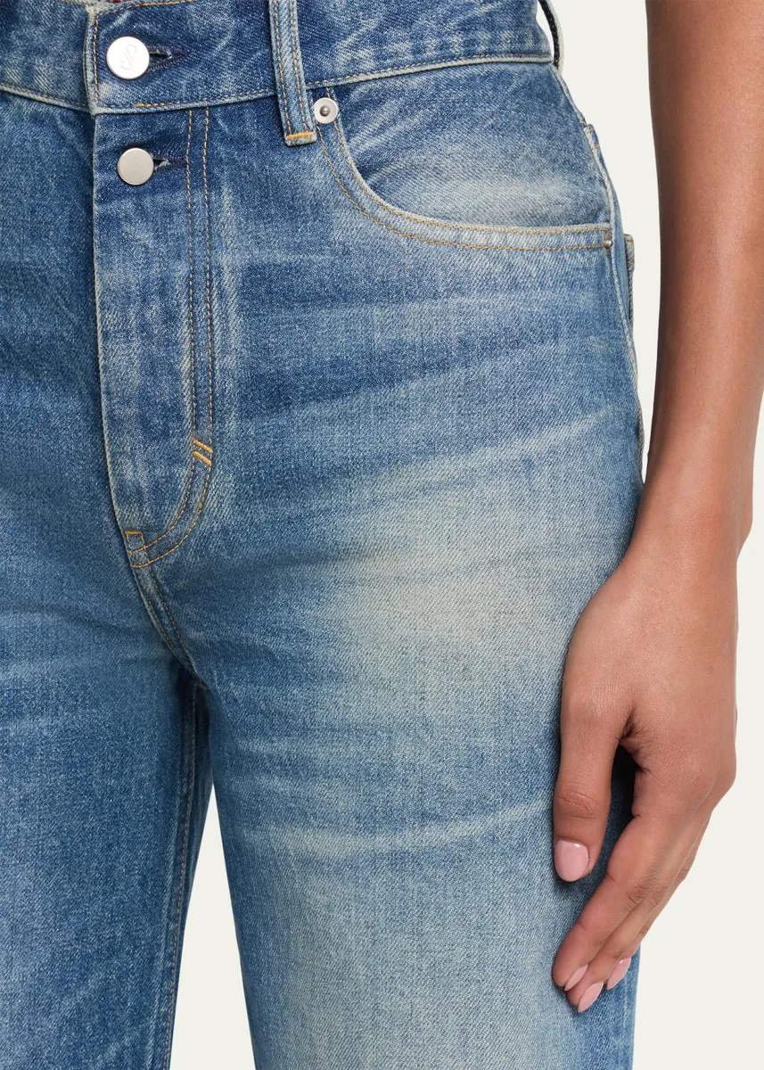 Proenza Schouler Tabetha High-Waisted Straight Jeans | Thumbnail 5 Proenza Schouler Tabetha High-Waisted Straight Jeans | Thumbnail 5