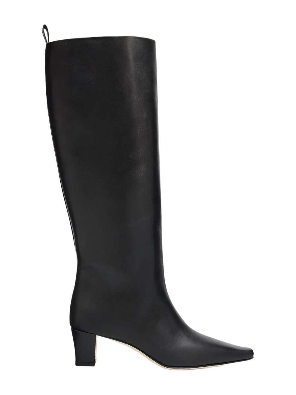 50mm Leather Knee-High Low-Heel Boots 50mm Leather Knee-High Low-Heel Boots