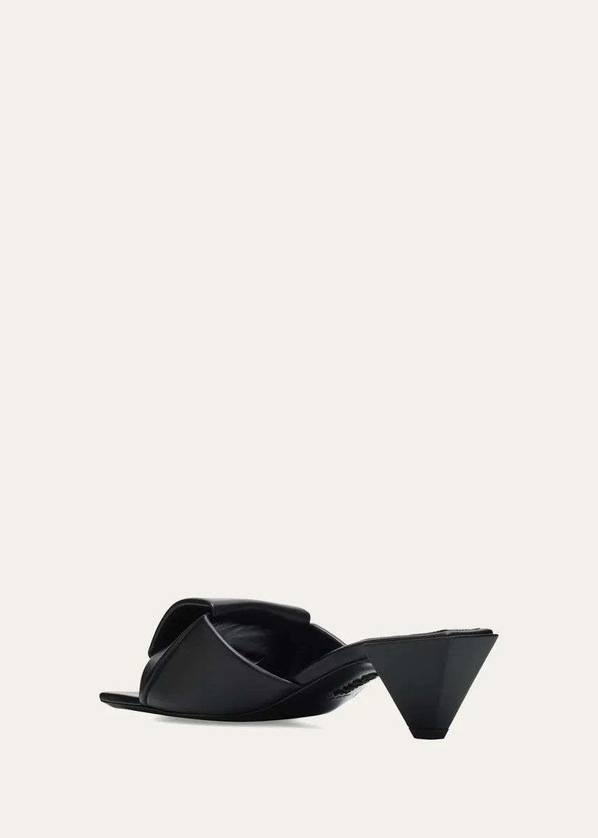 Loewe 45mm Origami Leather Slide Sandals | Thumbnail 2 Loewe 45mm Origami Leather Slide Sandals | Thumbnail 2