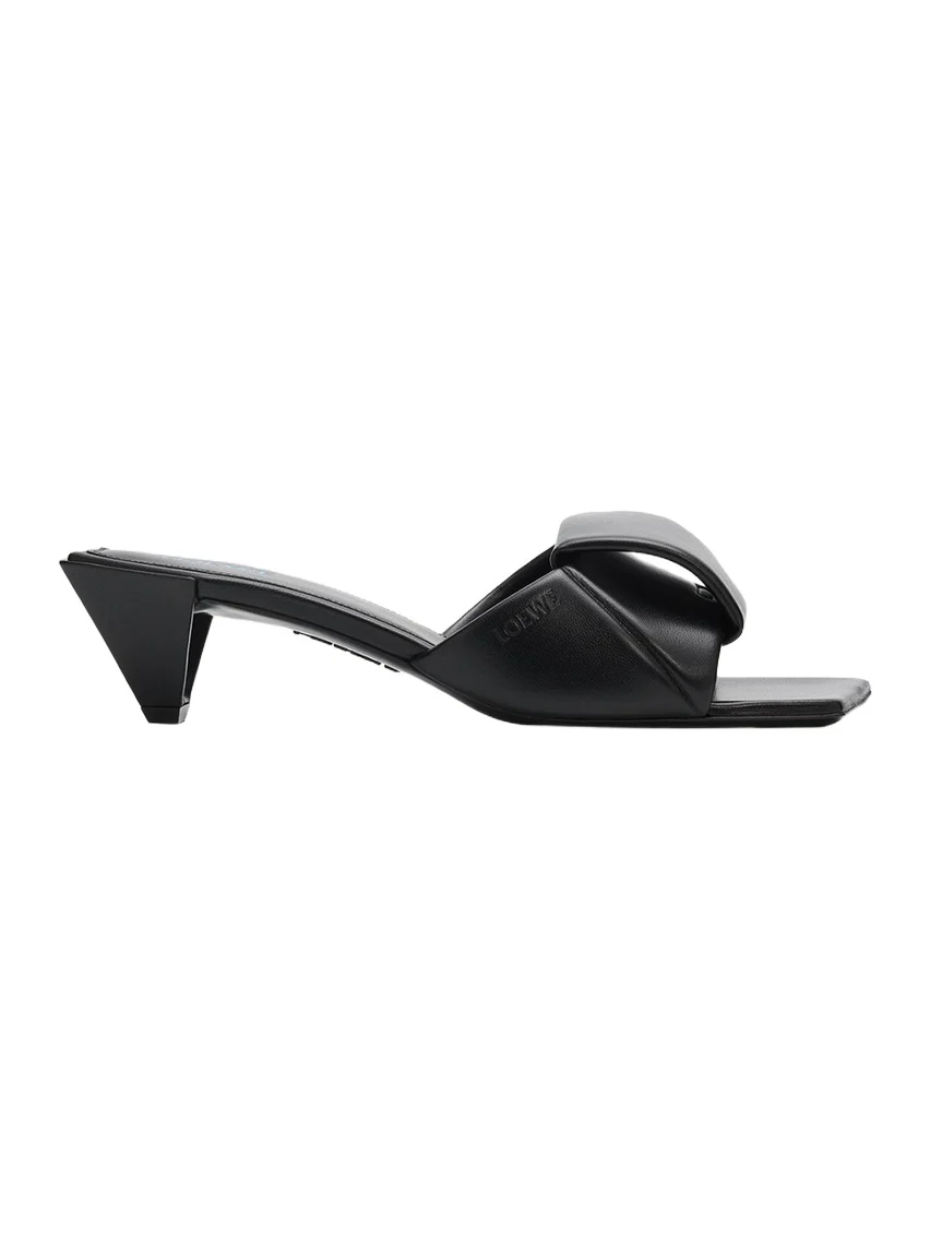 45mm Origami Leather Slide Sandals 45mm Origami Leather Slide Sandals