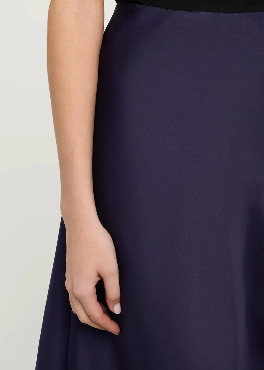 Akris Silk Organza A-Line Midi Skirt | Thumbnail 5
