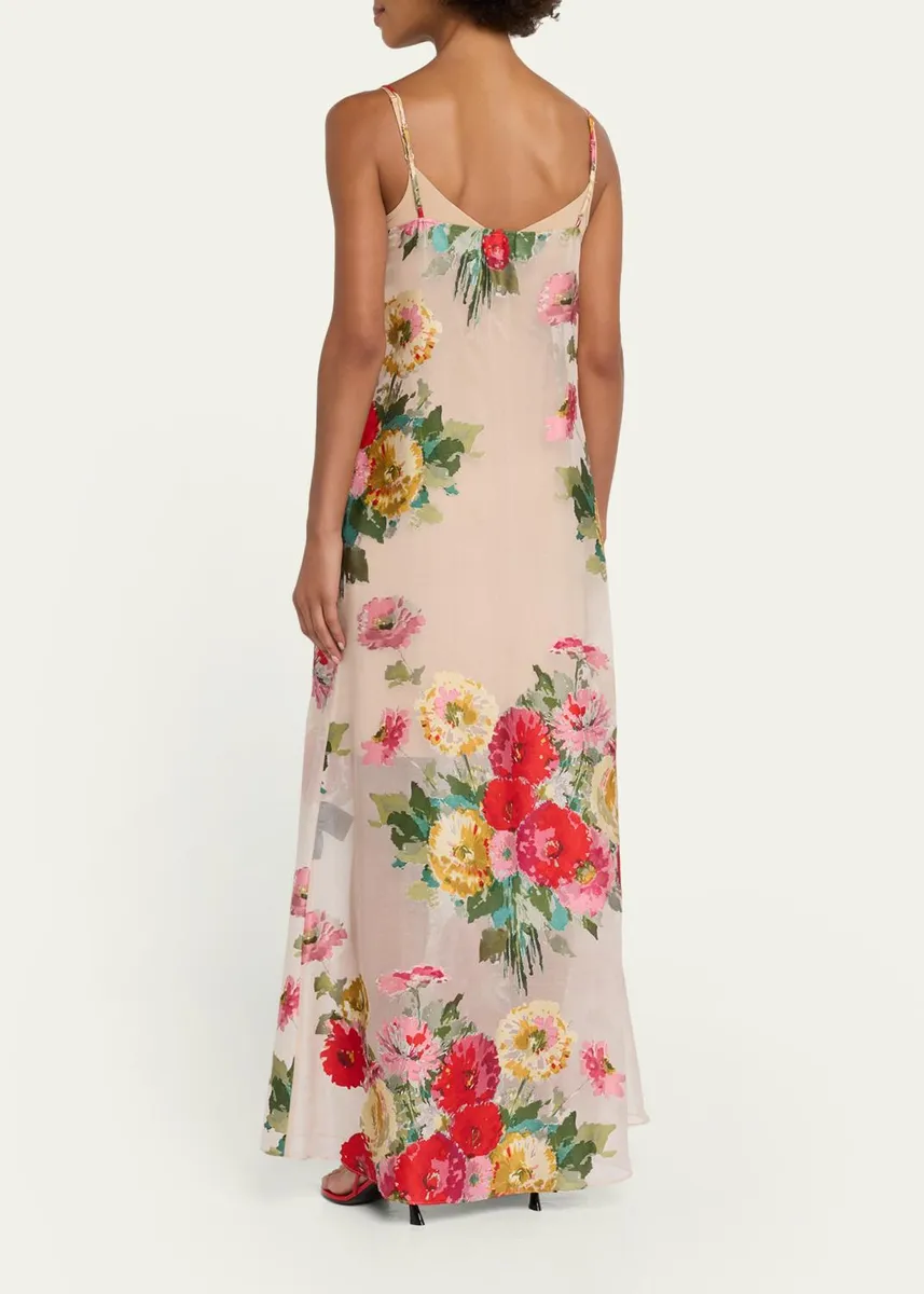 Libertine Pat Nixon Floral Overlay Slip Dress | Thumbnail 3 Libertine Pat Nixon Floral Overlay Slip Dress | Thumbnail 3