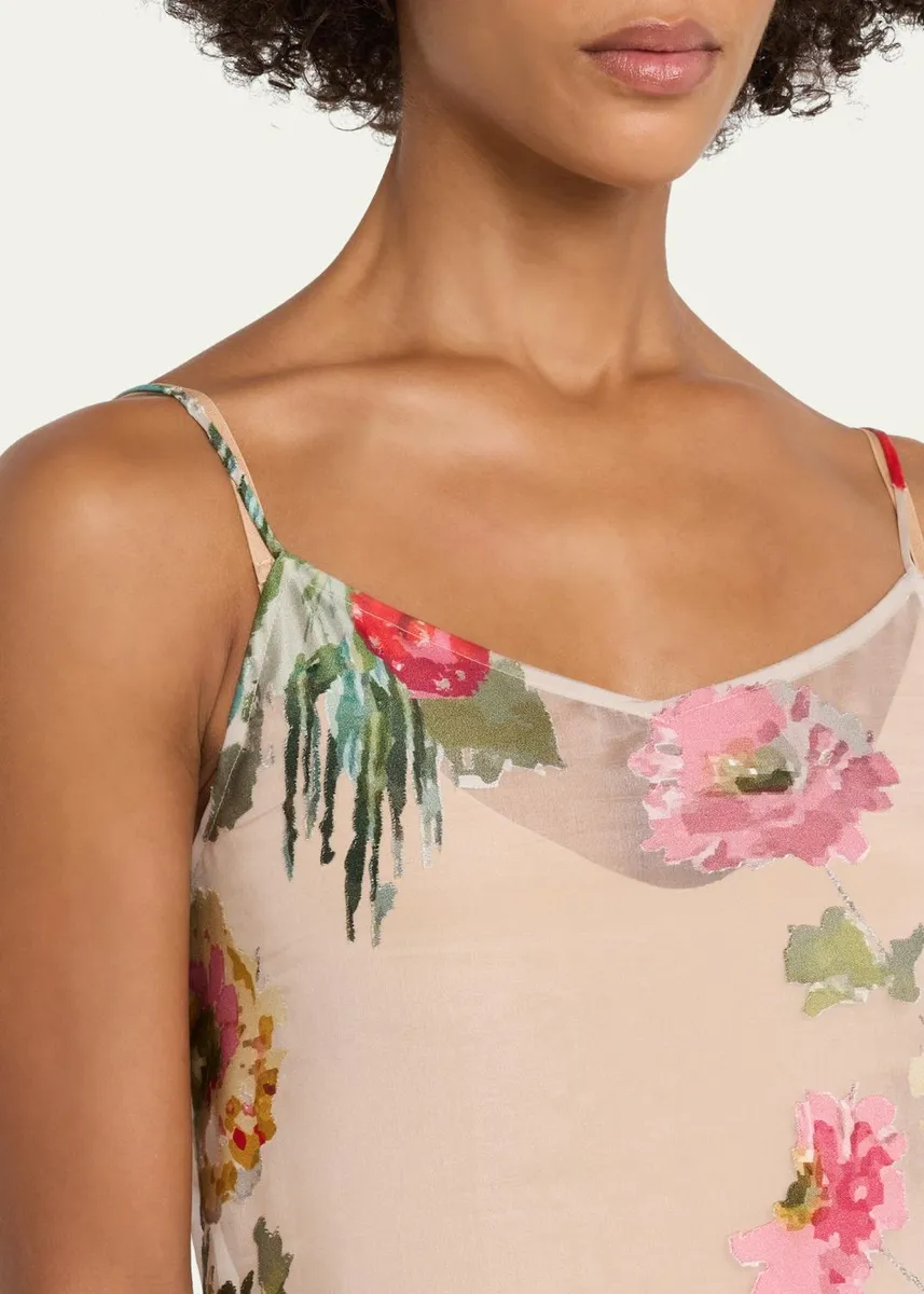 Libertine Pat Nixon Floral Overlay Slip Dress | Thumbnail 5 Libertine Pat Nixon Floral Overlay Slip Dress | Thumbnail 5