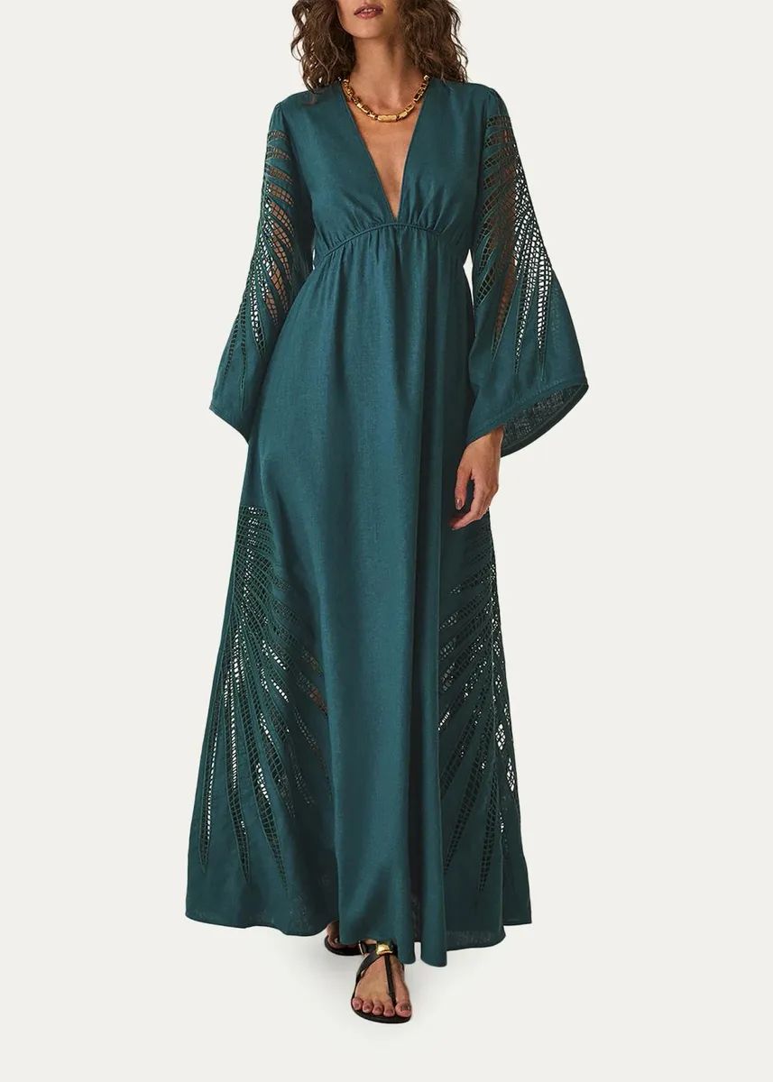 ViX Dema Eyelet Maxi Dress | Thumbnail 2 ViX Dema Eyelet Maxi Dress | Thumbnail 2