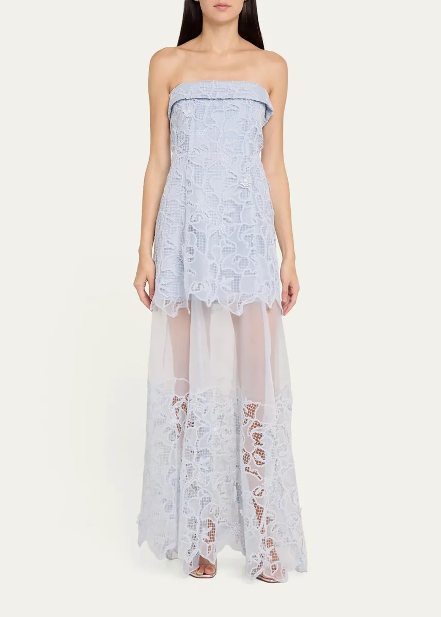 Simkhai Rennis Lace Bustier Gown | Thumbnail 2