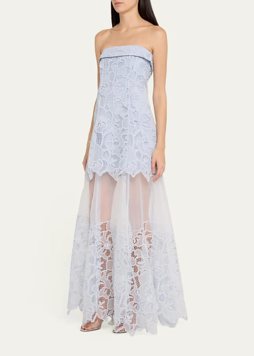 Simkhai Rennis Lace Bustier Gown | Thumbnail 4