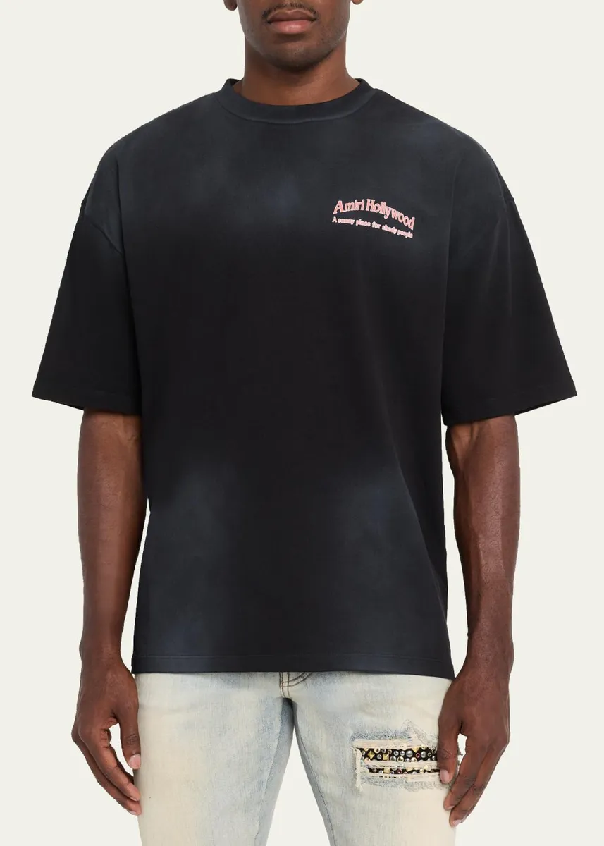 AMIRI Men's Faded Jersey T-Shirt | Thumbnail 4