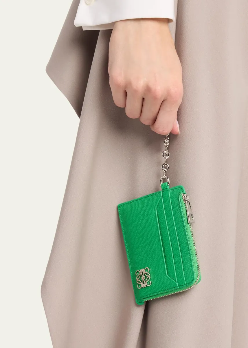 Loewe Anagram Cardholder in Grain Leather | Thumbnail 6 Loewe Anagram Cardholder in Grain Leather | Thumbnail 6