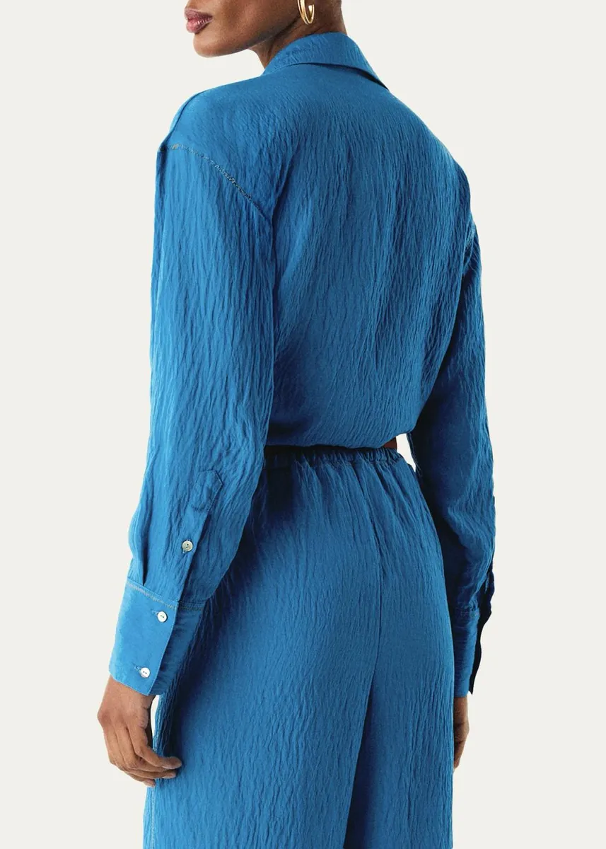 ViX Bailey Textured Drop-Shoulder Shirt | Thumbnail 3