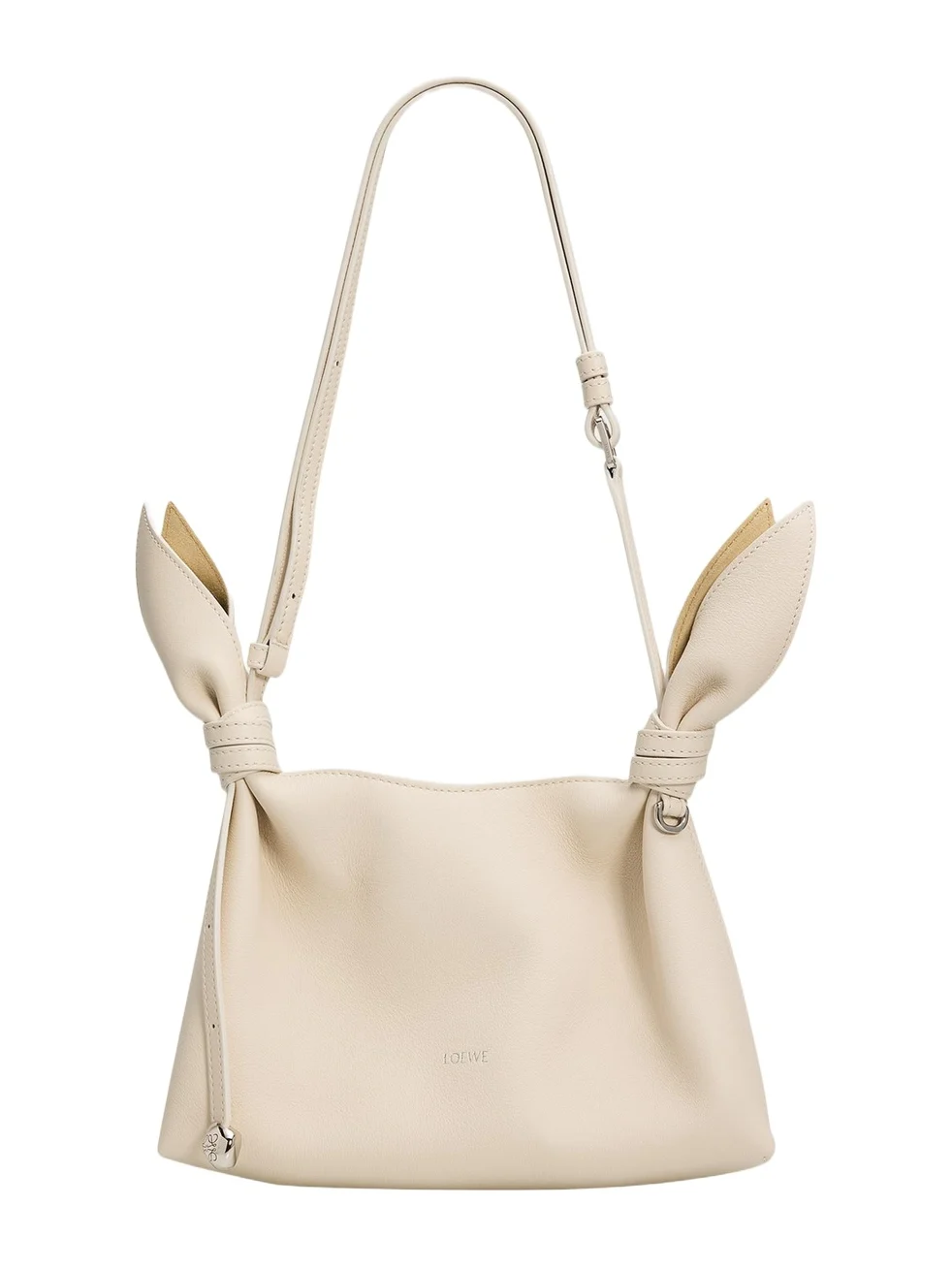 Scarf Mini Knotted Leather Shoulder Bag Scarf Mini Knotted Leather Shoulder Bag