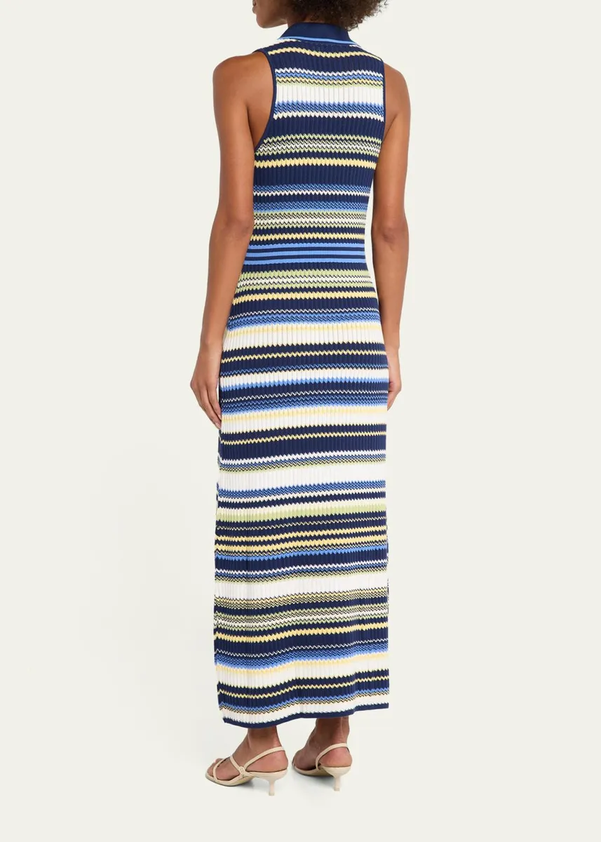 Simkhai Kerrin Striped Knit Maxi Dress | Thumbnail 3 Simkhai Kerrin Striped Knit Maxi Dress | Thumbnail 3