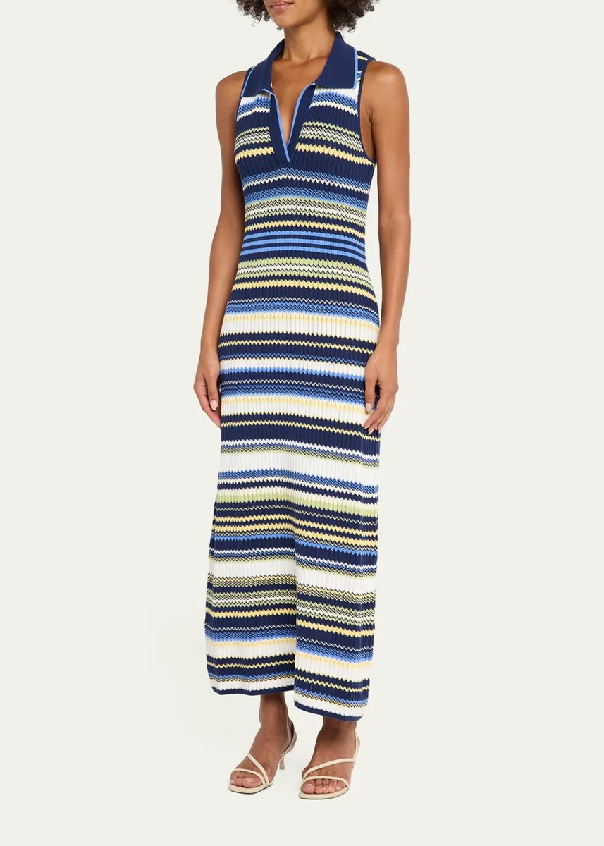 Simkhai Kerrin Striped Knit Maxi Dress | Thumbnail 4 Simkhai Kerrin Striped Knit Maxi Dress | Thumbnail 4
