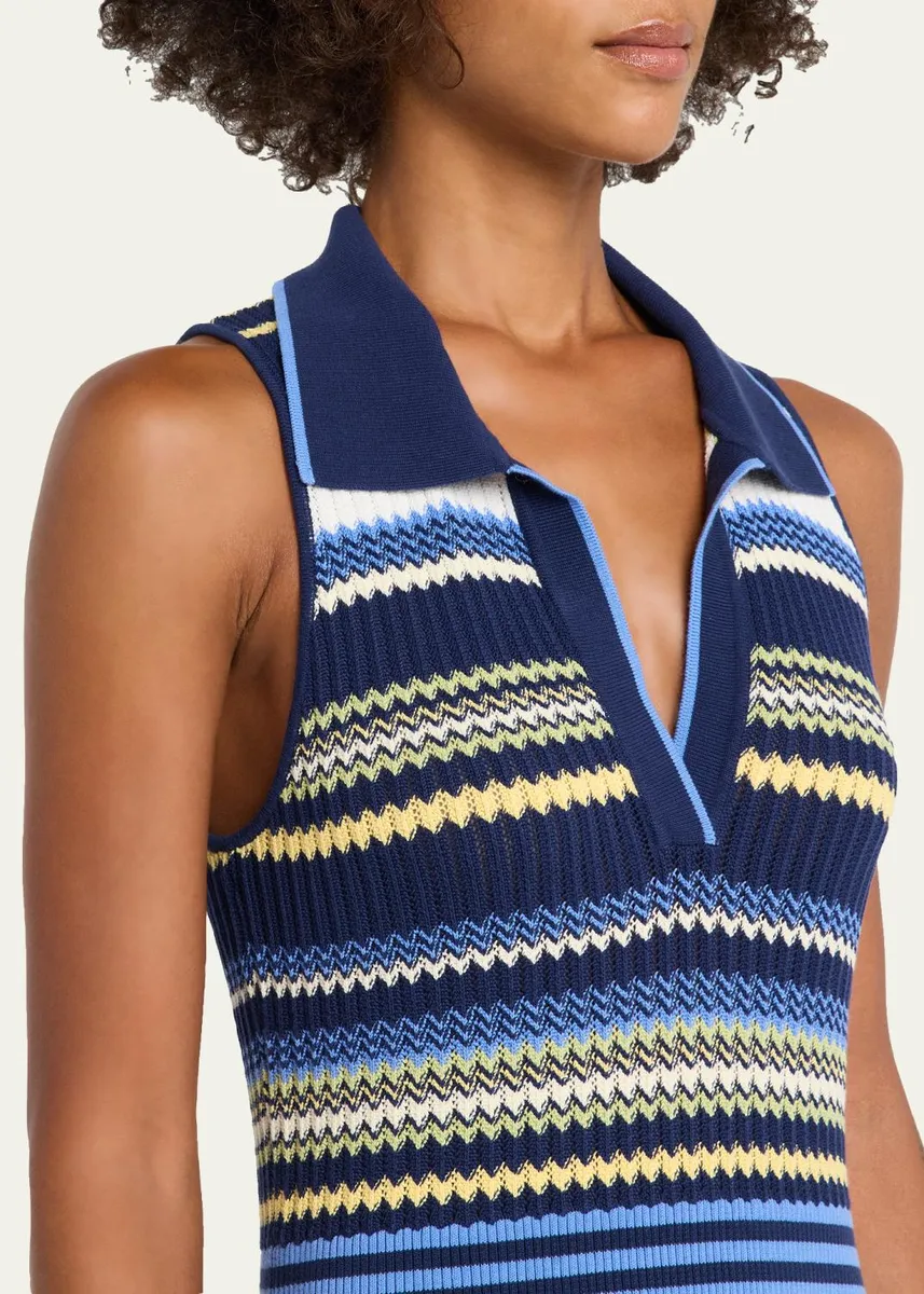 Simkhai Kerrin Striped Knit Maxi Dress | Thumbnail 5 Simkhai Kerrin Striped Knit Maxi Dress | Thumbnail 5