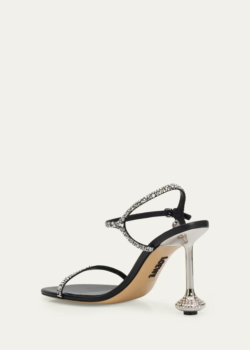 Loewe 90mm Toy Embellished Suede Sandals | Thumbnail 4 Loewe 90mm Toy Embellished Suede Sandals | Thumbnail 4