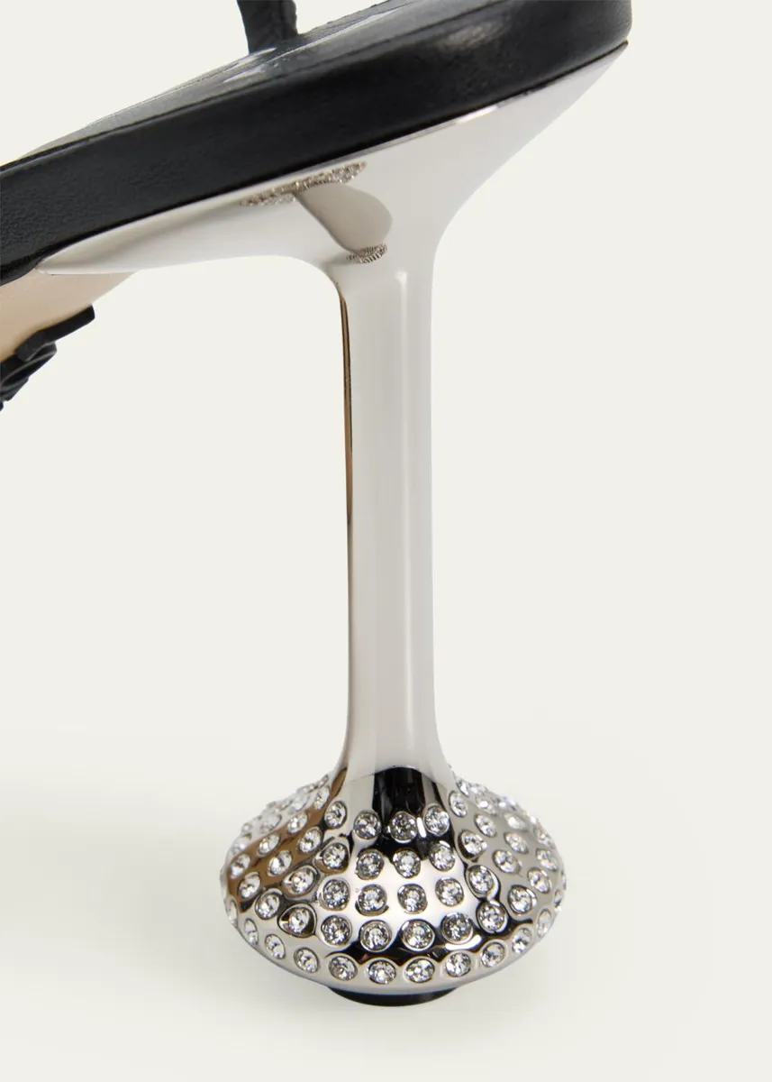 Loewe 90mm Toy Embellished Suede Sandals | Thumbnail 5 Loewe 90mm Toy Embellished Suede Sandals | Thumbnail 5