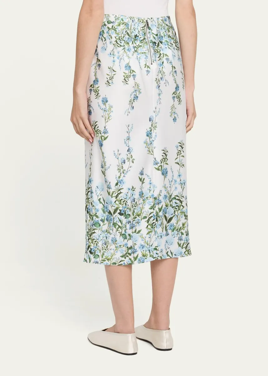 Alice + Olivia Maeve Mid-Length Slip Skirt | Thumbnail 3 Alice + Olivia Maeve Mid-Length Slip Skirt | Thumbnail 3