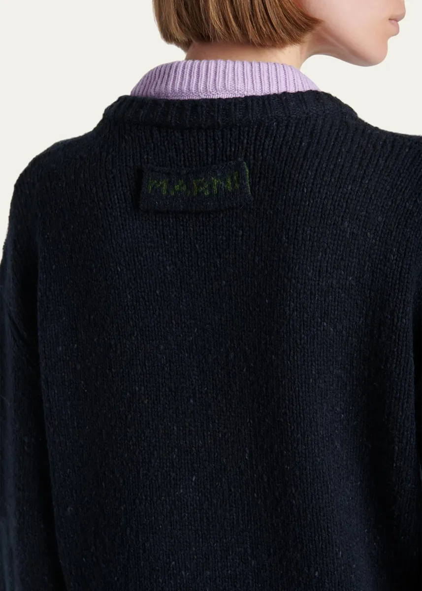 Marni Layered Wool Sweater | Thumbnail 5 Marni Layered Wool Sweater | Thumbnail 5