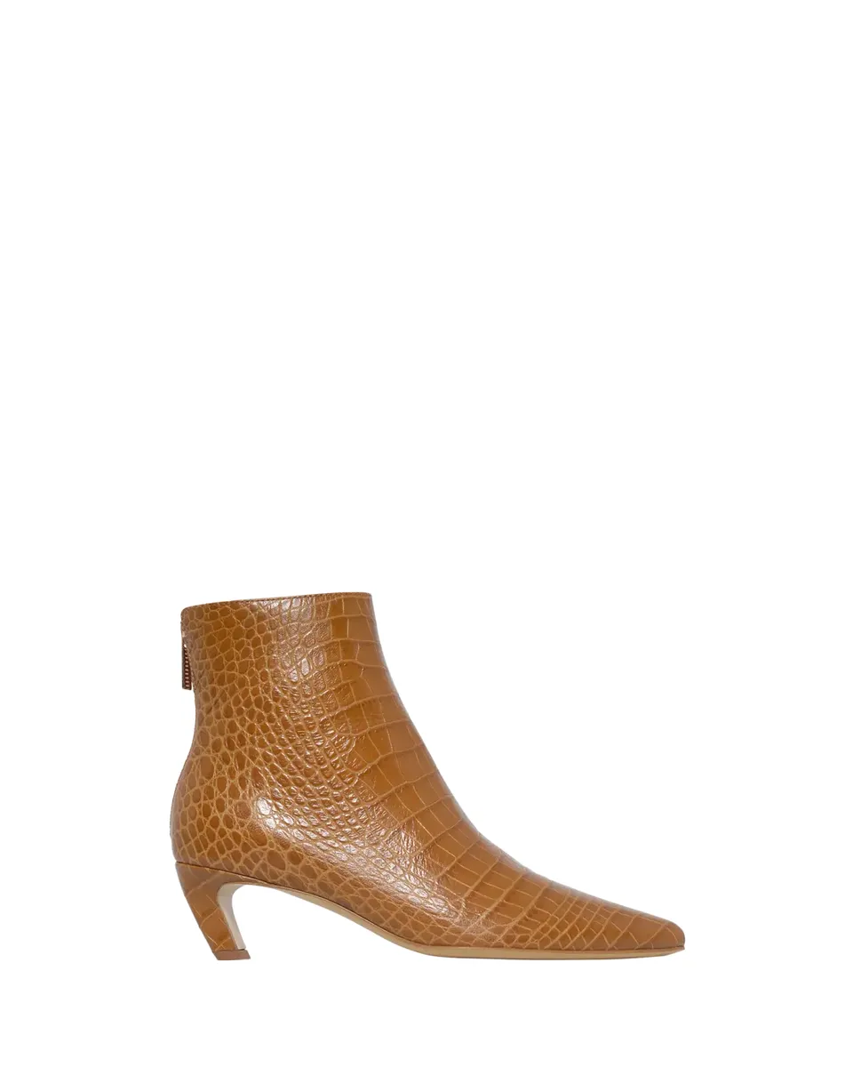 Gabriela Hearst Clayton Croc-Embossed Leather Ankle Boots | Thumbnail 2 Gabriela Hearst Clayton Croc-Embossed Leather Ankle Boots | Thumbnail 2