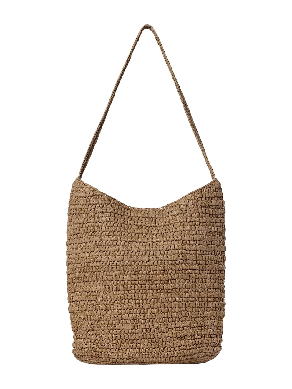 The Row Alma Woven Raffia Shoulder Bag