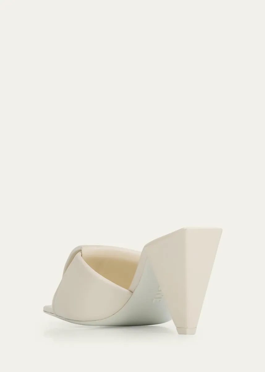 Loewe 85mm Origami Leather Slide Sandals | Thumbnail 4