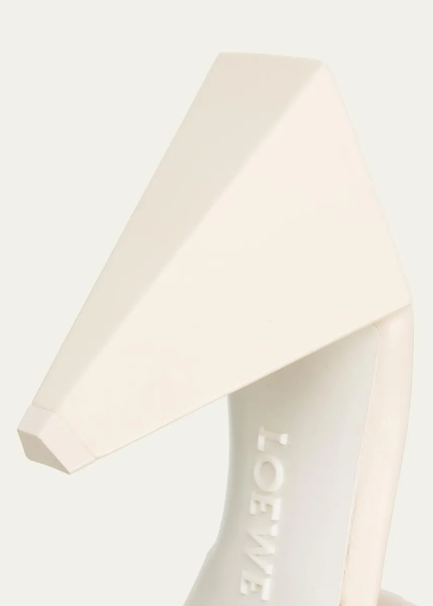Loewe 85mm Origami Leather Slide Sandals | Thumbnail 5