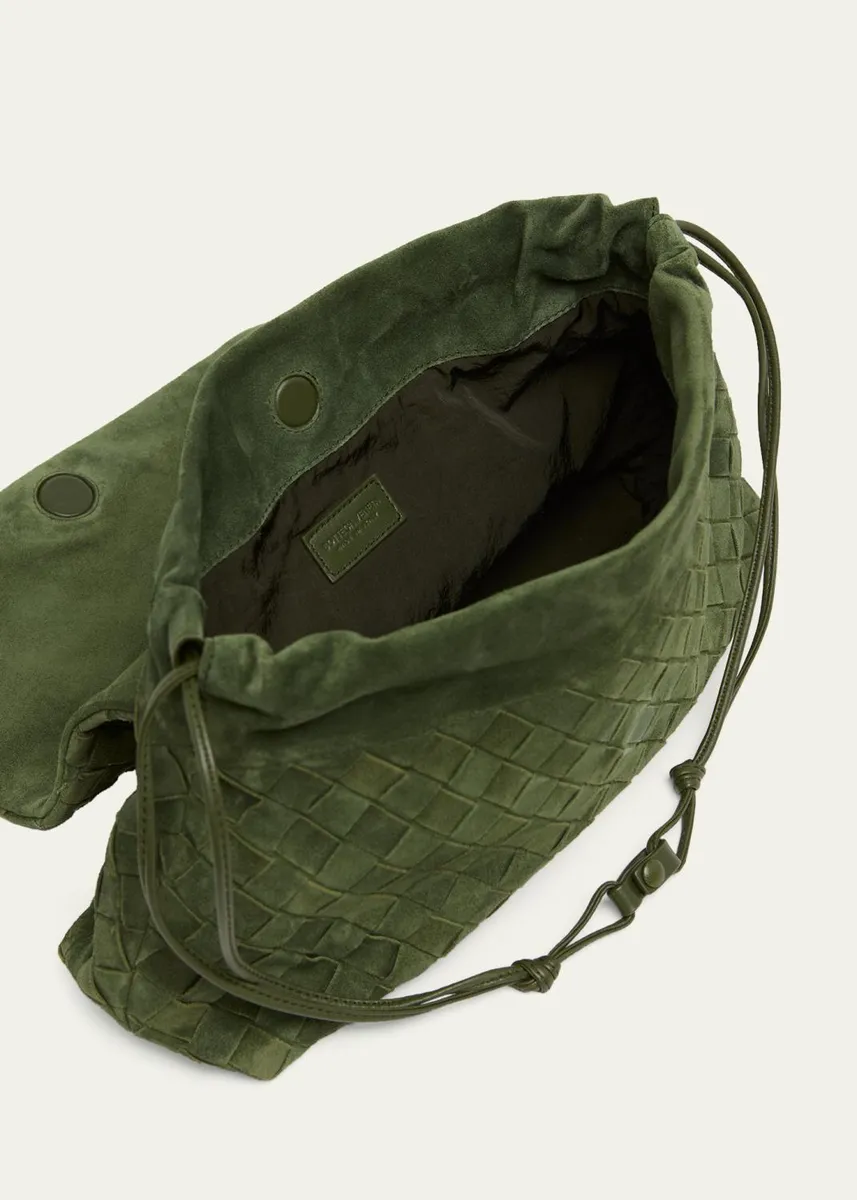 Bottega Veneta Giorno Suede Drawstring Shoulder Bag | Thumbnail 4 Bottega Veneta Giorno Suede Drawstring Shoulder Bag | Thumbnail 4
