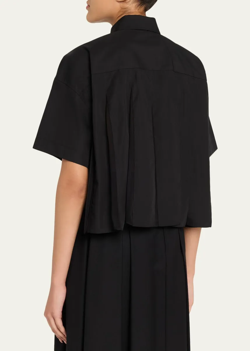 Sacai Cotton Poplin Shirt | Thumbnail 3 Sacai Cotton Poplin Shirt | Thumbnail 3