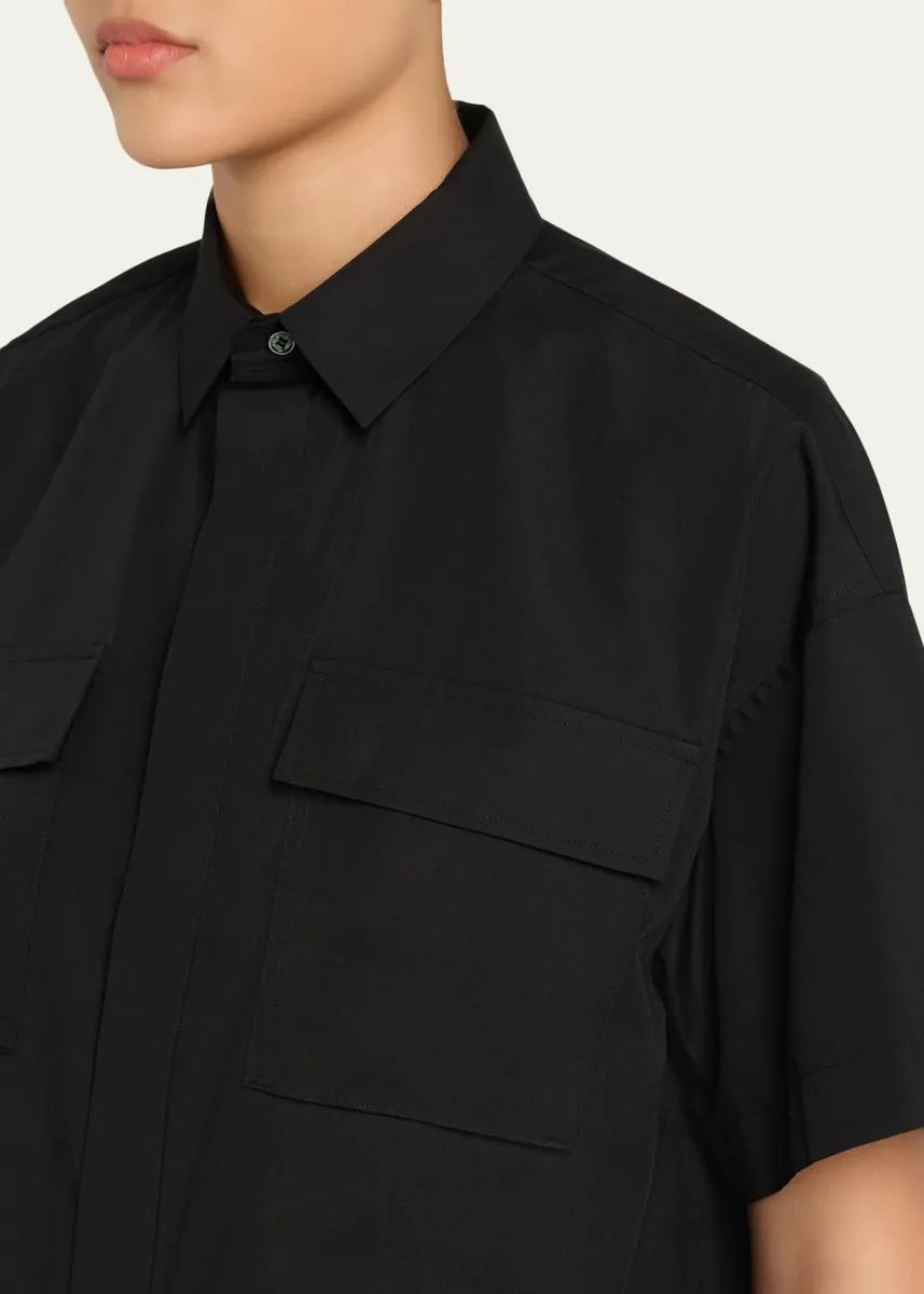 Sacai Cotton Poplin Shirt | Thumbnail 5 Sacai Cotton Poplin Shirt | Thumbnail 5