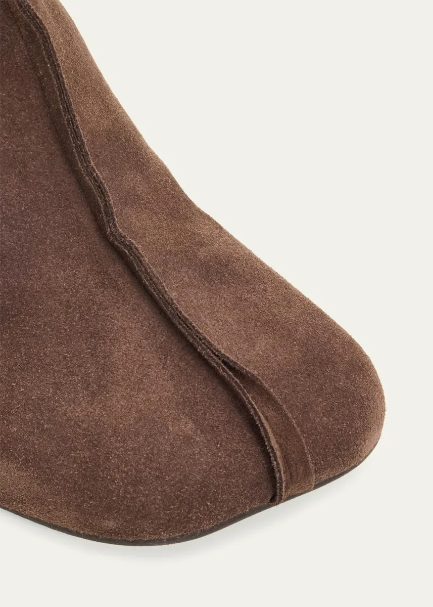 MM6 MAISON MARGIELA 60mm Stitch Suede Mules | Thumbnail 5 MM6 MAISON MARGIELA 60mm Stitch Suede Mules | Thumbnail 5