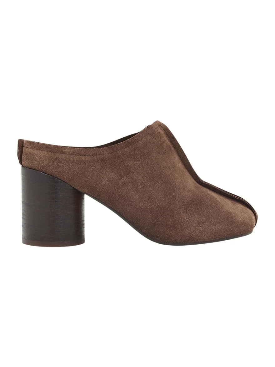MM6 MAISON MARGIELA 60mm Stitch Suede Mules