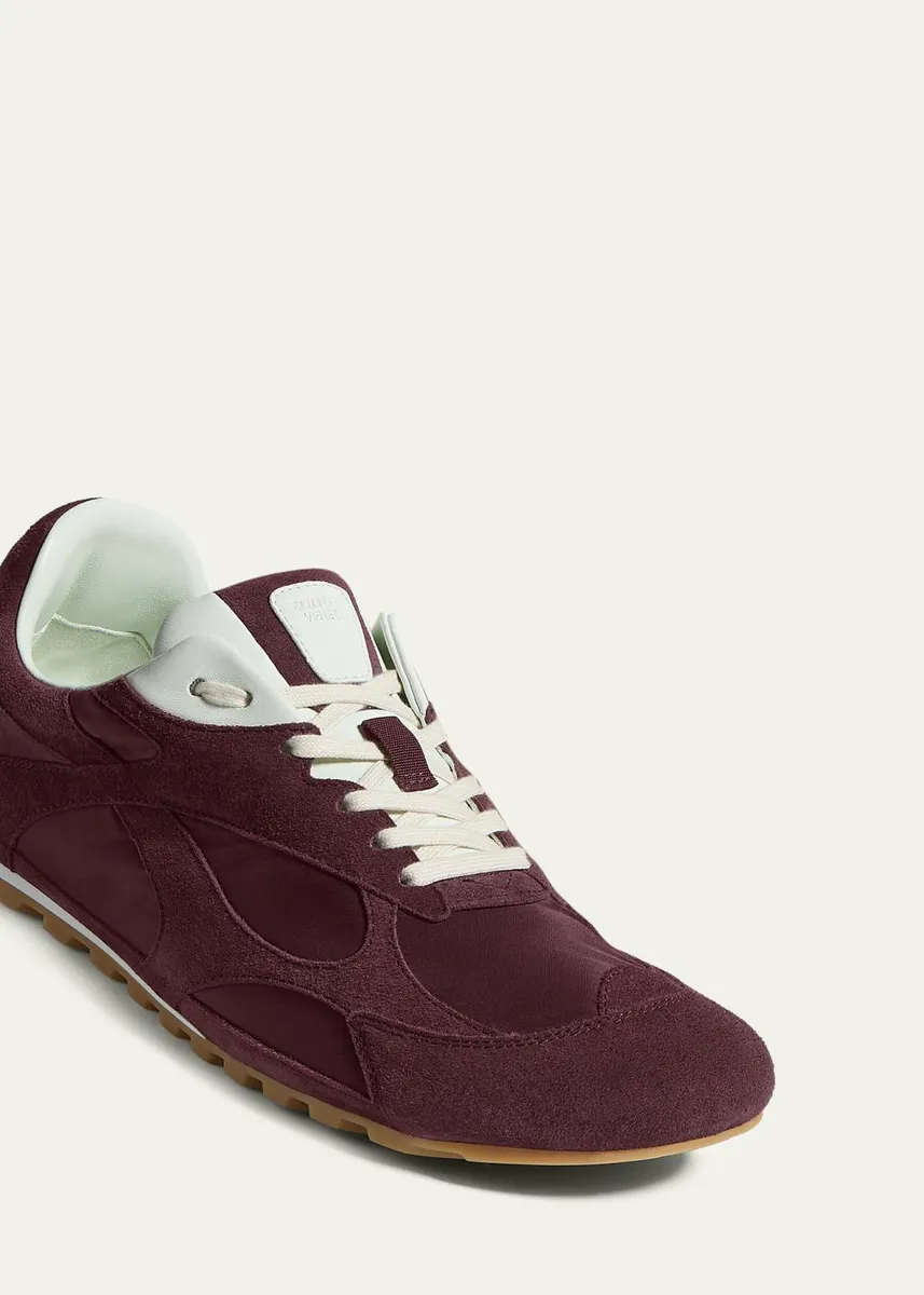 Bottega Veneta Men's Orbit Flash Suede & Nylon Low-Top Sneakers | Thumbnail 4 Bottega Veneta Men's Orbit Flash Suede & Nylon Low-Top Sneakers | Thumbnail 4