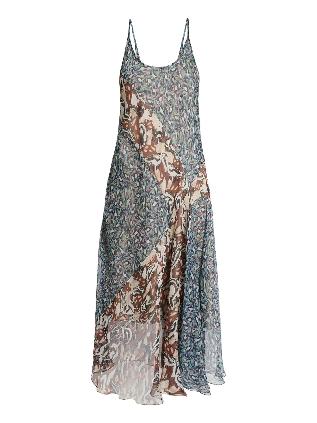Dibelle 40 Sleeveless Silk Midi Dress Dibelle 40 Sleeveless Silk Midi Dress