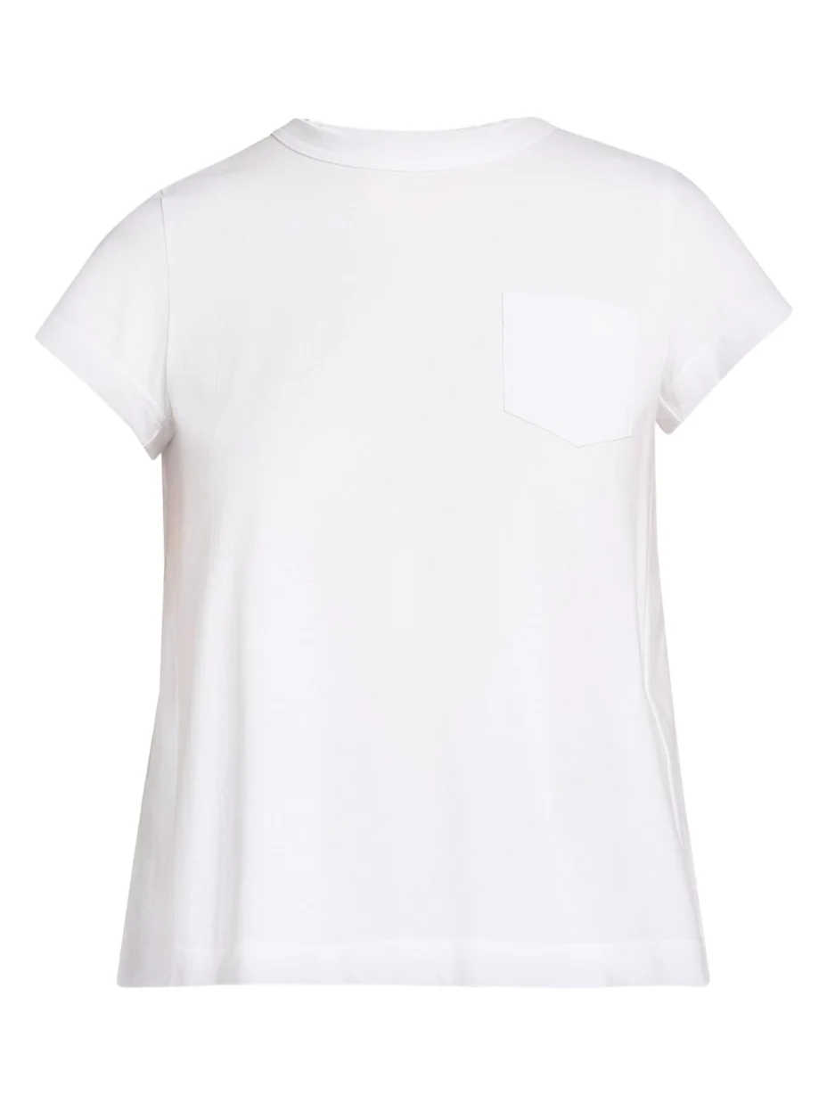 Cotton Poplin x Cotton Jersey T-Shirt Cotton Poplin x Cotton Jersey T-Shirt