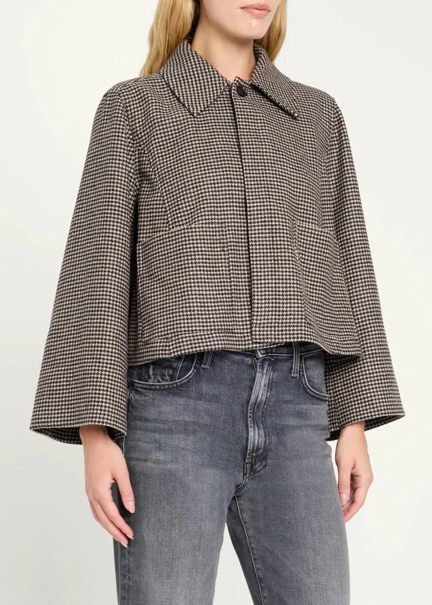 Frame The Wool Mini Swing Jacket | Thumbnail 4 Frame The Wool Mini Swing Jacket | Thumbnail 4