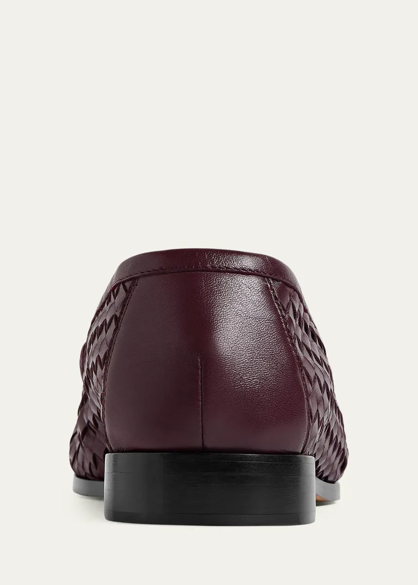 Bottega Veneta Men's Silenzio Intrecciato Napa Leather Loafers | Thumbnail 3 Bottega Veneta Men's Silenzio Intrecciato Napa Leather Loafers | Thumbnail 3