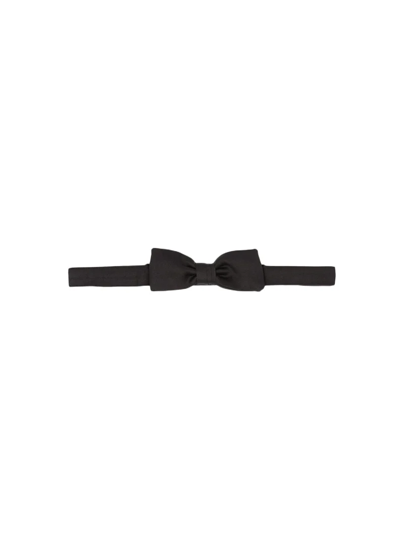 Prada Men's Solid Satin Bow Tie