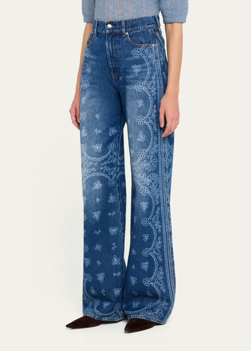 Veronica Beard Taylor High-Rise Wide-Leg Jeans | Thumbnail 4 Veronica Beard Taylor High-Rise Wide-Leg Jeans | Thumbnail 4
