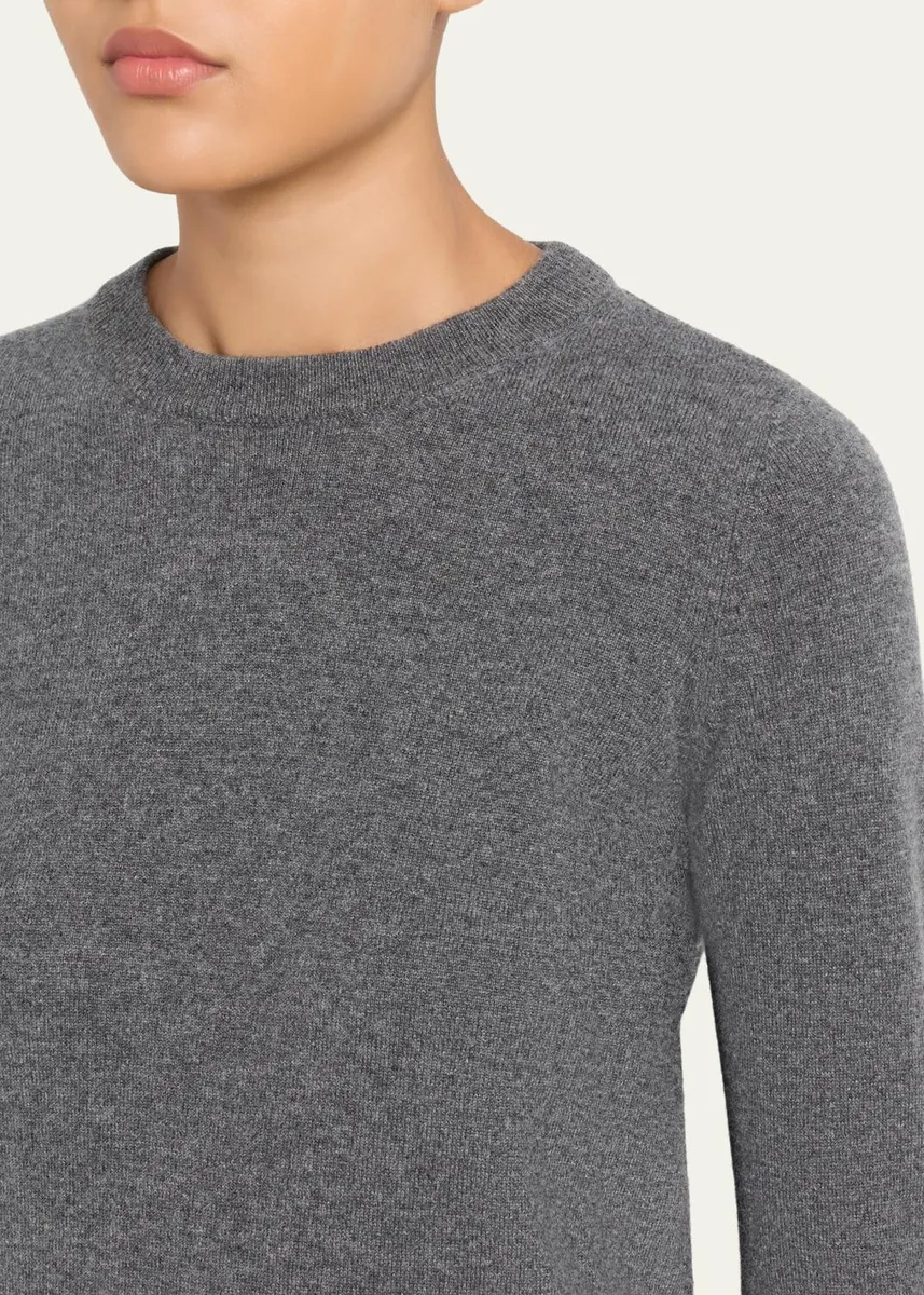 Brunello Cucinelli Cashmere Fitted Crewneck Sweater | Thumbnail 5 Brunello Cucinelli Cashmere Fitted Crewneck Sweater | Thumbnail 5