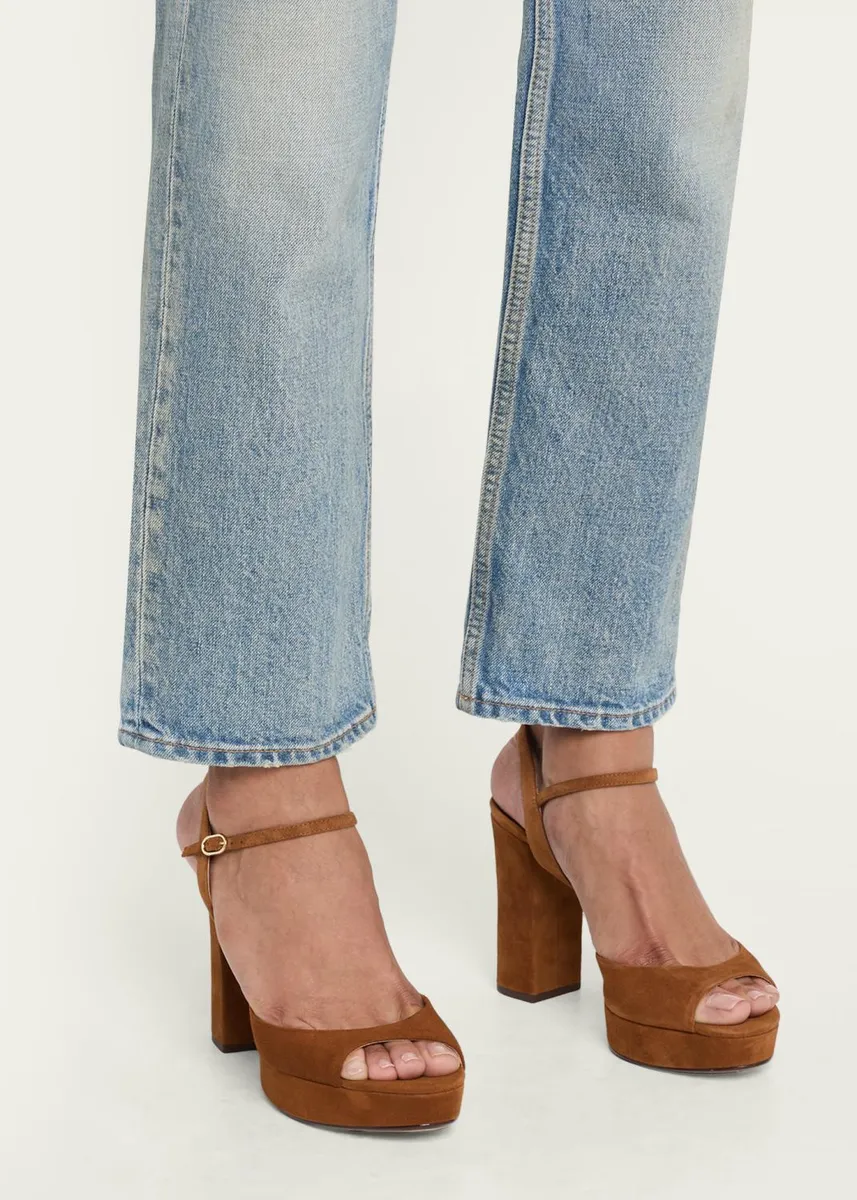 Alexandre Birman 120mm Amy Suede Platform Sandals | Thumbnail 2 Alexandre Birman 120mm Amy Suede Platform Sandals | Thumbnail 2
