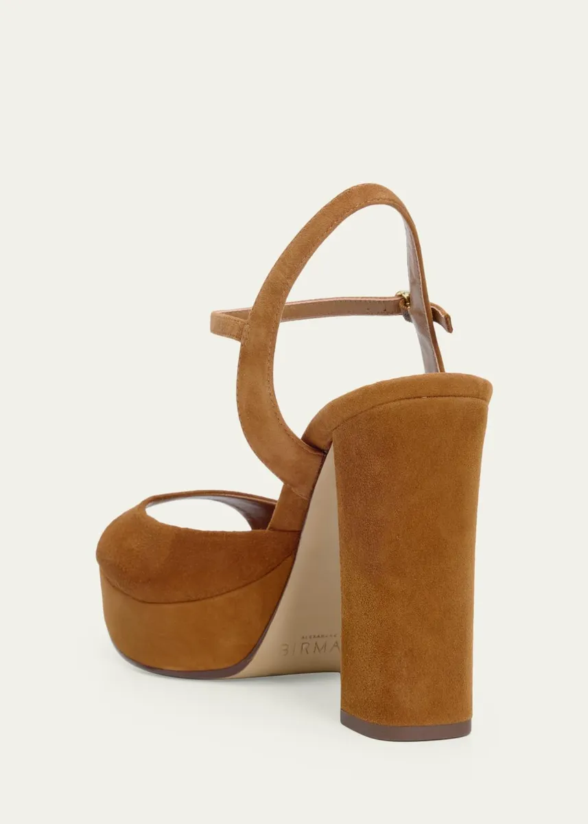 Alexandre Birman 120mm Amy Suede Platform Sandals | Thumbnail 4 Alexandre Birman 120mm Amy Suede Platform Sandals | Thumbnail 4