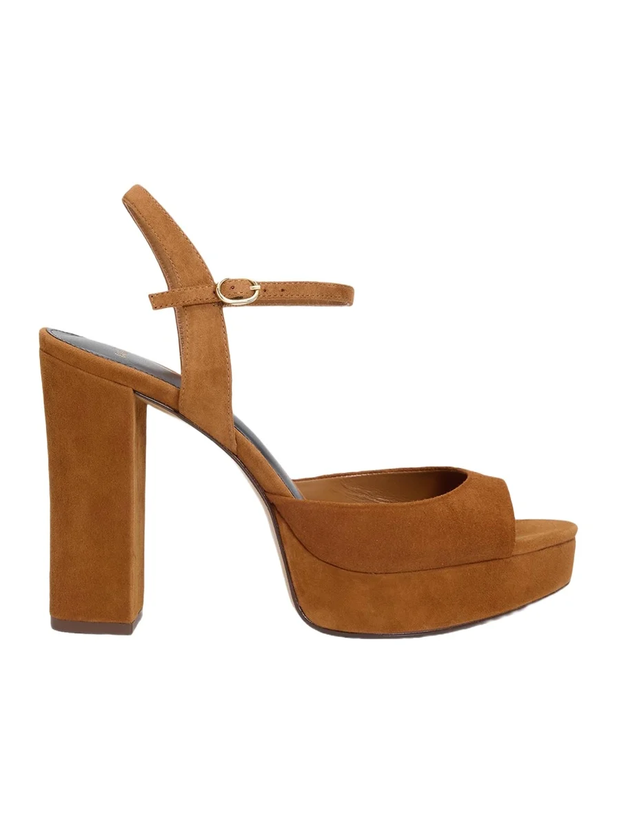120mm Amy Suede Platform Sandals