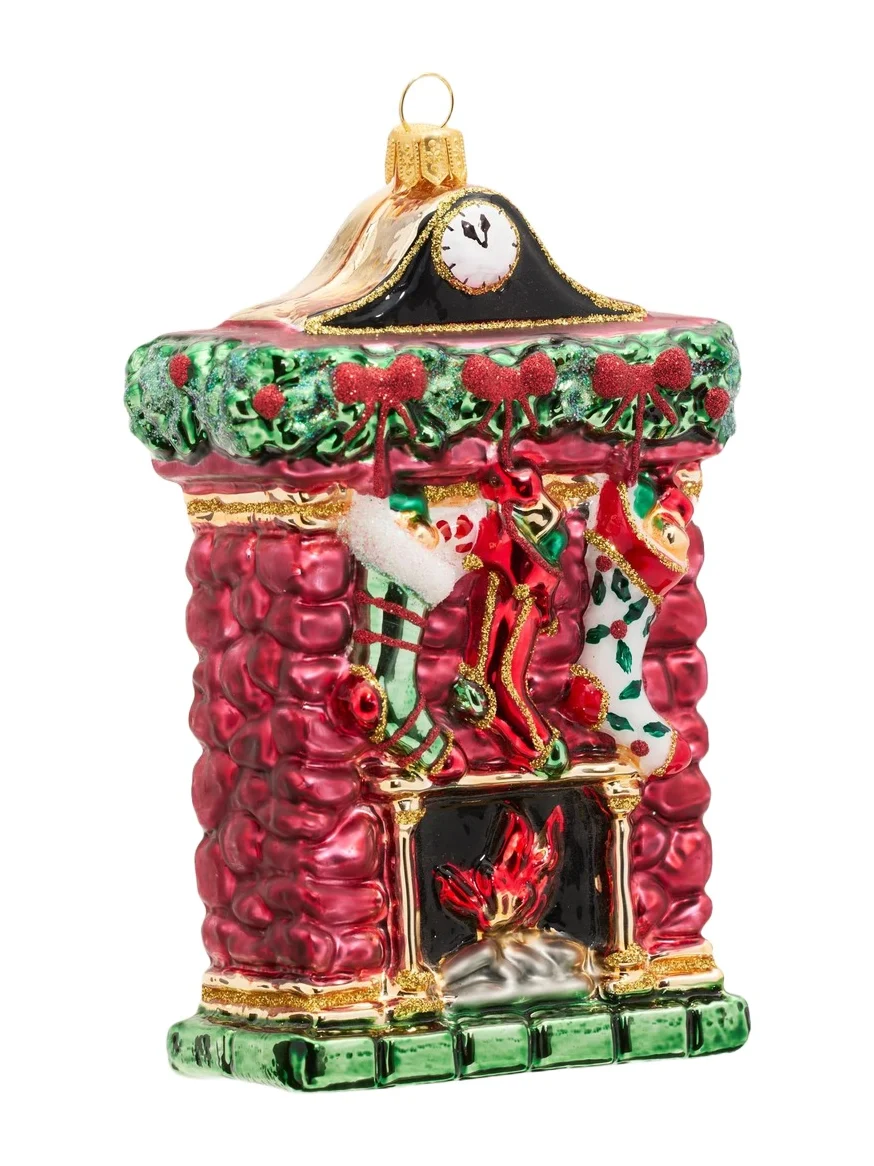 Glass Fireplace Ornament