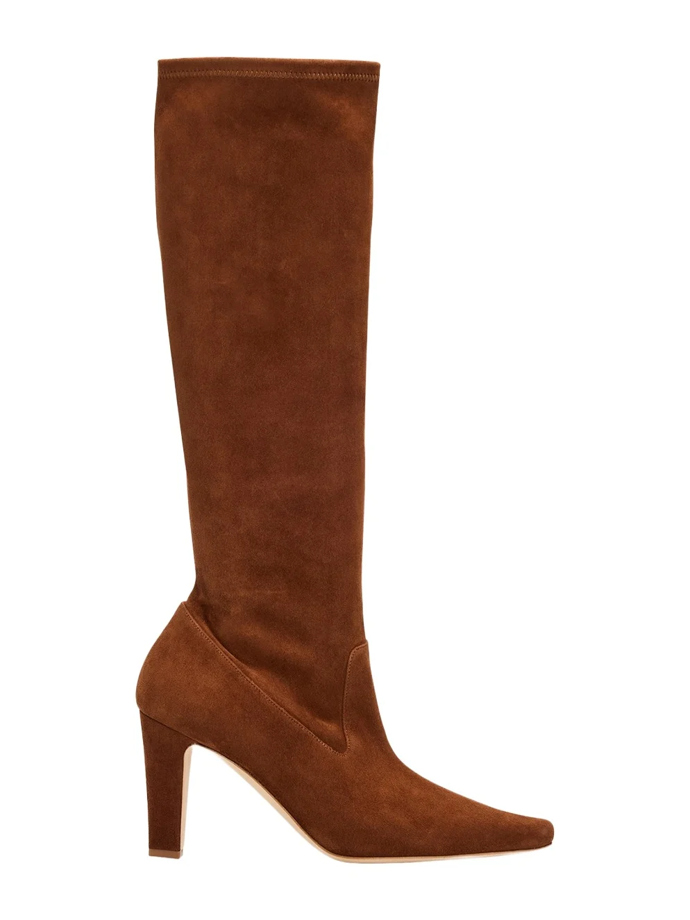 Manolo Blahnik 90mm Pavisco Suede Knee-High Boots