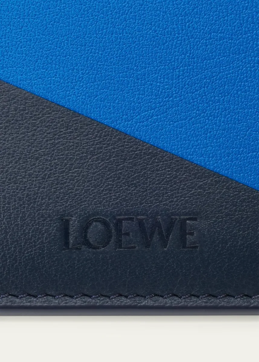 Loewe Men's Color-Block Leather Card Holder | Thumbnail 4 Loewe Men's Color-Block Leather Card Holder | Thumbnail 4