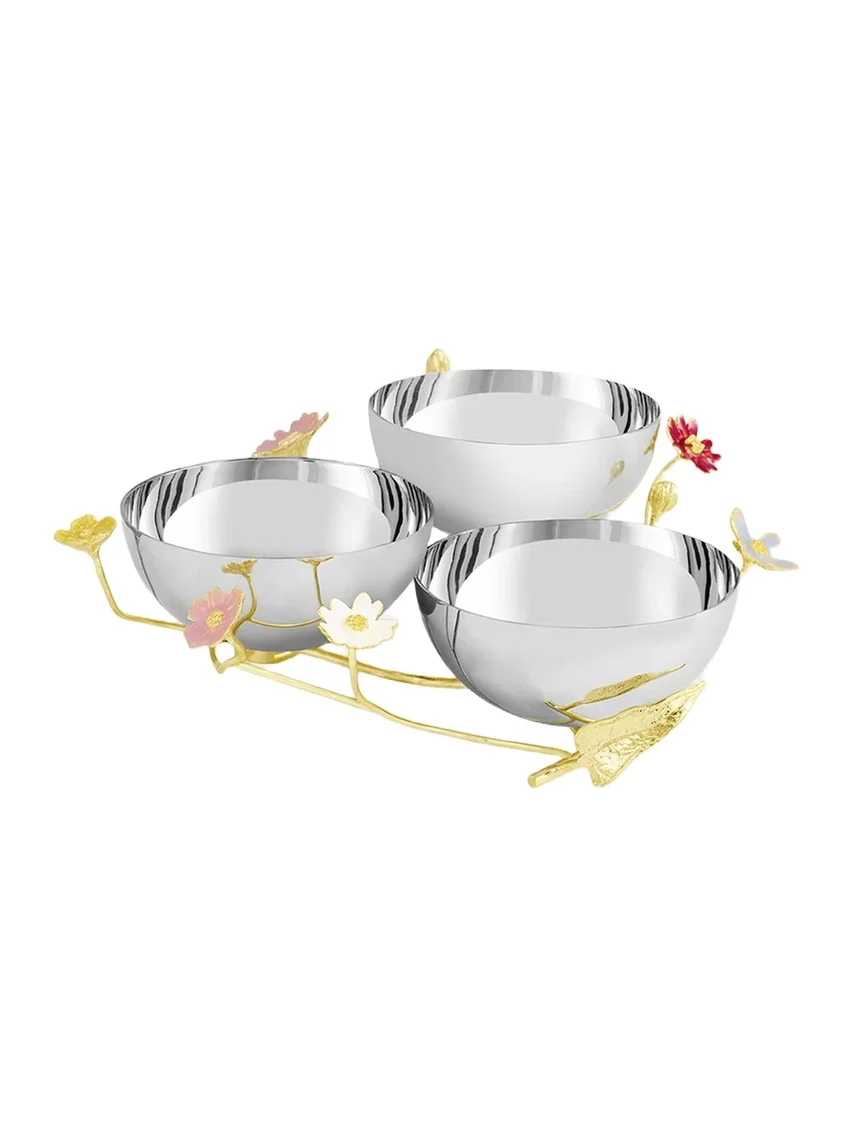 Wildflower Triple Dish Wildflower Triple Dish