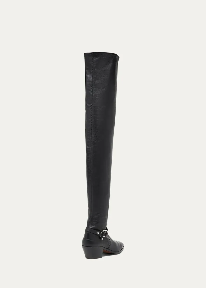 ORA 45MM Leather Over-The-Knee Boots | Thumbnail 2 ORA 45MM Leather Over-The-Knee Boots | Thumbnail 2
