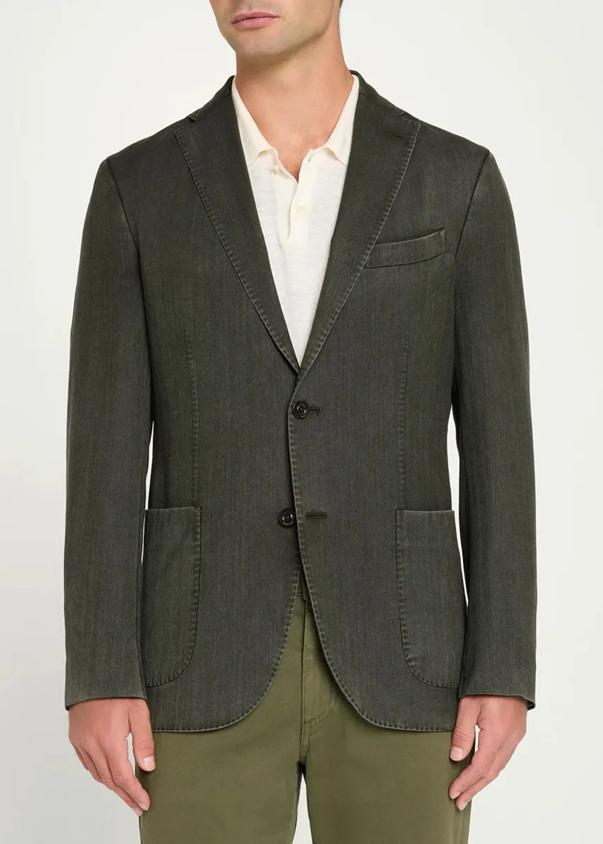 Boglioli Wool Denim Blazer | Thumbnail 4 Boglioli Wool Denim Blazer | Thumbnail 4