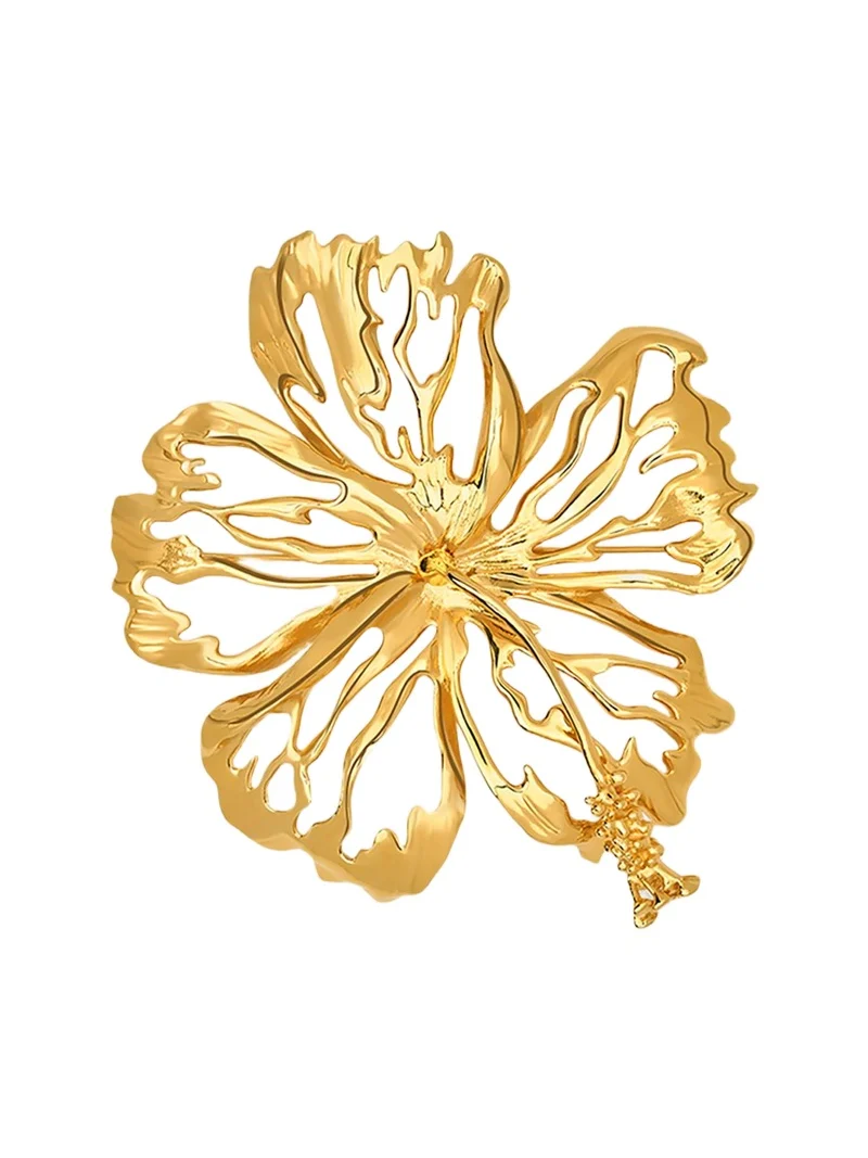 Openwork Hibiscus Brooch Openwork Hibiscus Brooch