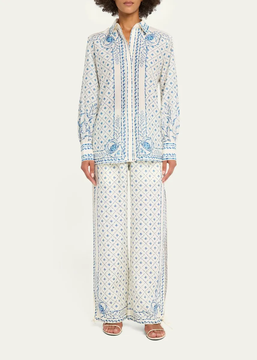 Shani Shemer Esther Button-Front Shirt | Thumbnail 2 Shani Shemer Esther Button-Front Shirt | Thumbnail 2