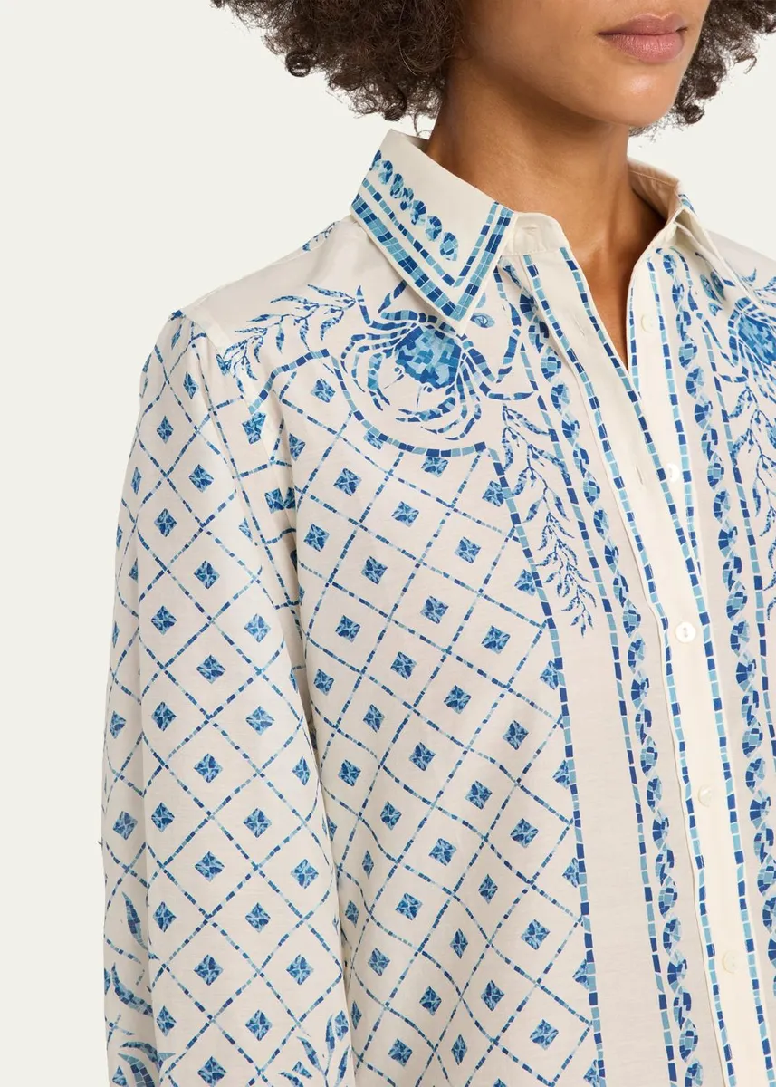 Shani Shemer Esther Button-Front Shirt | Thumbnail 5 Shani Shemer Esther Button-Front Shirt | Thumbnail 5
